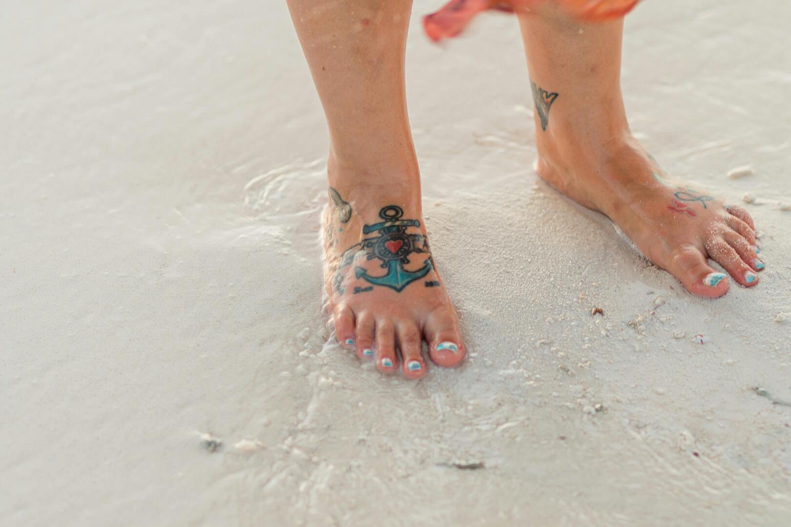 Foot Tattoo Studios in India