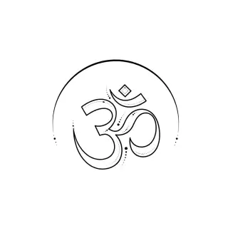 Om symbol tattoo design
